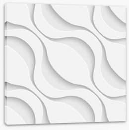 White on White Stretched Canvas 63349517