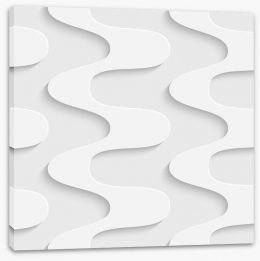 White on White Stretched Canvas 63403001