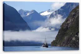 Milford Sound in Fiordland National Park Stretched Canvas 63458122