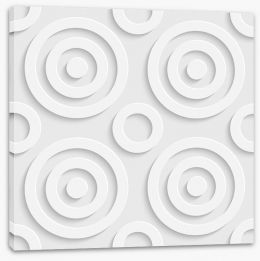 Circles and rings Stretched Canvas 63473269