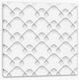 White on White Stretched Canvas 63473273