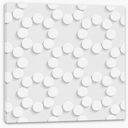 White on White Stretched Canvas 63515138