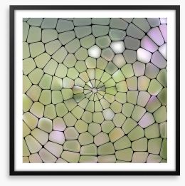Shimmer and spiral Framed Art Print 63530648