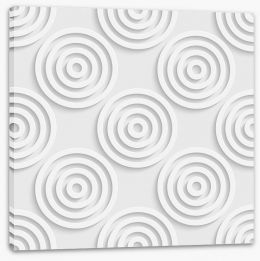 White on White Stretched Canvas 63558525