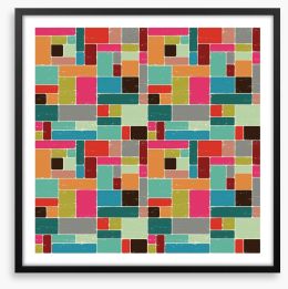 Tetris win Framed Art Print 63597273