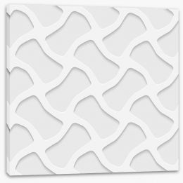 White on White Stretched Canvas 63603374