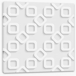 White on White Stretched Canvas 63603378