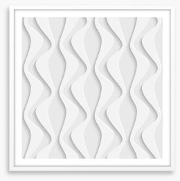 White on White Framed Art Print 63650873
