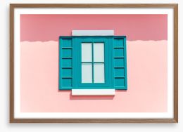 Window to Tuscany Framed Art Print 63683828