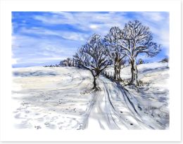 Winter Art Print 63685588
