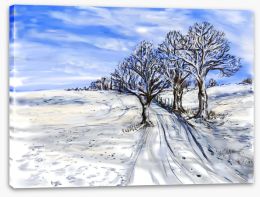 Winter Stretched Canvas 63685588