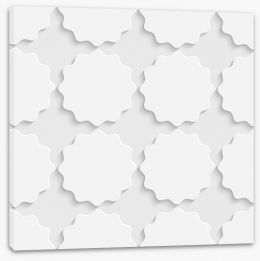 White on White Stretched Canvas 63726064