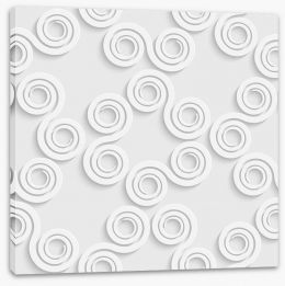 White on White Stretched Canvas 63726071