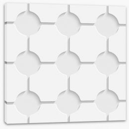 White on White Stretched Canvas 63726073