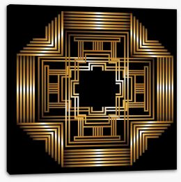 Golden Gatsby Stretched Canvas 63756375