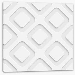 White on White Stretched Canvas 63760403