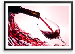 An ocean of wine Framed Art Print 63771970
