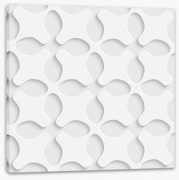 White on White Stretched Canvas 63798516