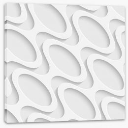 White on White Stretched Canvas 63838057