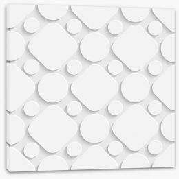White on White Stretched Canvas 63838062