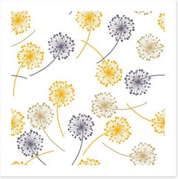 Drifting dandelions Art Print 63866950