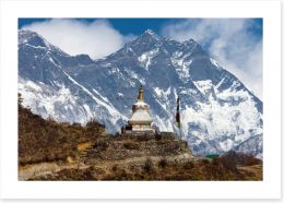 Stupa near Everest Base Camp Art Print 63938338