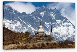 Stupa near Everest Base Camp Stretched Canvas 63938338