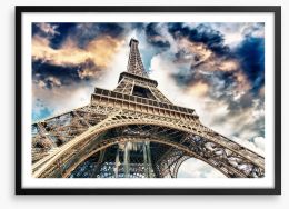 Eiffel cloudscape Framed Art Print 63947491