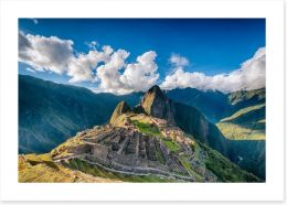 Machu Picchu ruins Art Print 64181577