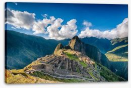 Machu Picchu ruins Stretched Canvas 64181577