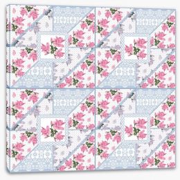 Patchwork Stretched Canvas 64290144