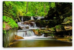 Waterfalls Stretched Canvas 64514834