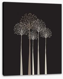 Elegant trees Stretched Canvas 65638548