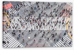 Tokyo crossing Stretched Canvas 66879025