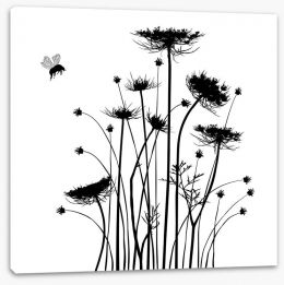 Silhouettes of summer Stretched Canvas 66898053