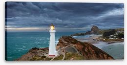Castle Point lighthouse Stretched Canvas 66913725