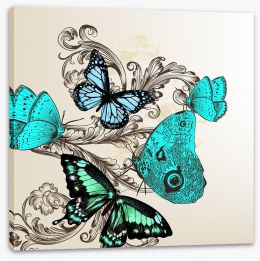 Butterflies Stretched Canvas 67174234