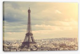 The towering Eiffel Tower Stretched Canvas 67211214
