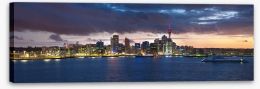 Auckland skyline at dusk Stretched Canvas 67388600