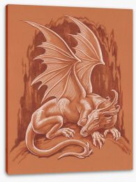 Dragons Stretched Canvas 67444230