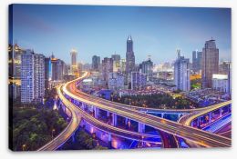 City Stretched Canvas 67470104