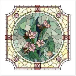 Stained Glass Art Print 67489076