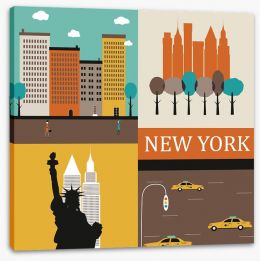 New York Stretched Canvas 67695071