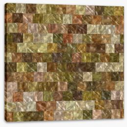 Mosaic Stretched Canvas 68015049