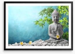 Buddha in meditation Framed Art Print 68018834