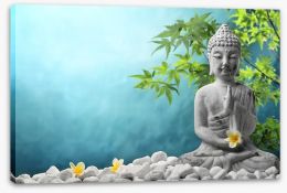 Buddha in meditation Stretched Canvas 68018834