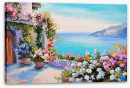 Garden by the sea Stretched Canvas 68069201