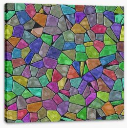 Mosaic Stretched Canvas 68088843