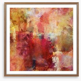 Autumnal abstract Framed Art Print 68367743