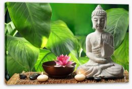 Buddha in meditation Stretched Canvas 68464506